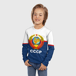 Лонгслив детский СССР, цвет: 3D-принт — фото 2