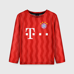 Лонгслив детский FC Bayern Munchen униформа, цвет: 3D-принт