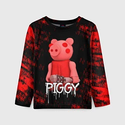 Лонгслив детский Roblox Piggy, цвет: 3D-принт