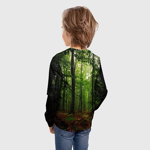 Детский лонгслив Лес / 3D-принт – фото 4