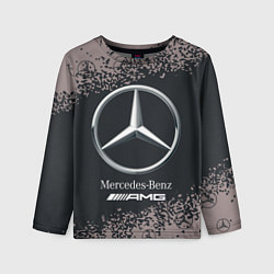 Лонгслив детский MERCEDES МЕРСЕДЕС, цвет: 3D-принт