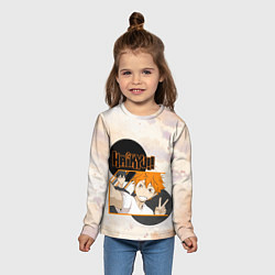 Лонгслив детский Haikyuu, цвет: 3D-принт — фото 2