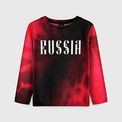 Детский лонгслив RUSSIA РОССИЯ