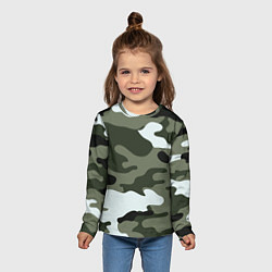 Лонгслив детский Camouflage 2, цвет: 3D-принт — фото 2