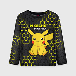 Лонгслив детский Pikachu Pika Pika, цвет: 3D-принт
