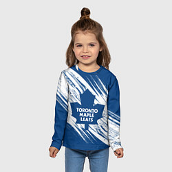 Лонгслив детский Toronto Maple Leafs,, цвет: 3D-принт — фото 2
