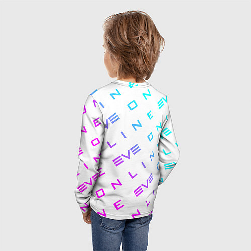Детский лонгслив EVE ONLINE ИВ ОНЛАЙН / 3D-принт – фото 4