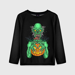 Лонгслив детский Halloween Zombie, цвет: 3D-принт