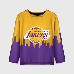 Детский лонгслив LOS ANGELES LAKERS