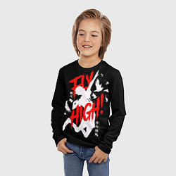 Лонгслив детский Haikyuu Haikyu Haikuu !, цвет: 3D-принт — фото 2