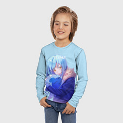Лонгслив детский Slime, цвет: 3D-принт — фото 2