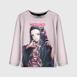 Лонгслив детский Nezuko, цвет: 3D-принт