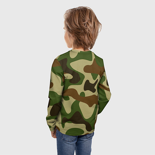 Детский лонгслив Hero be sus / 3D-принт – фото 4