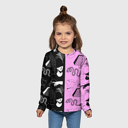 Лонгслив детский Руки, статуи, цвет: 3D-принт — фото 2