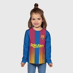 Лонгслив детский FC Barcelona El Clasico La Liga 202122, цвет: 3D-принт — фото 2