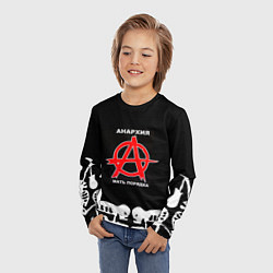 Лонгслив детский ГРАЖДАНСКАЯ ОБОРОНА,, цвет: 3D-принт — фото 2