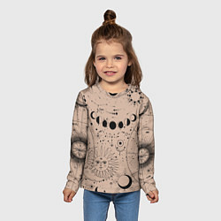 Лонгслив детский Звездное небо, цвет: 3D-принт — фото 2