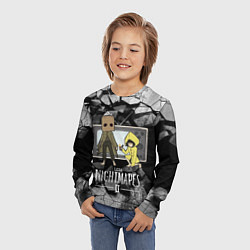 Лонгслив детский Little Nightmares 2, цвет: 3D-принт — фото 2