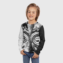 Лонгслив детский ДРАКОНЫ DRAGONS, цвет: 3D-принт — фото 2