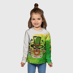 Лонгслив детский Рыжий, цвет: 3D-принт — фото 2