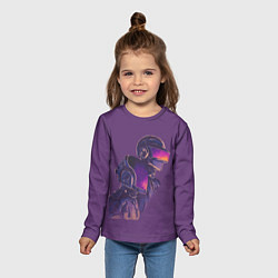 Лонгслив детский Daft Punk, цвет: 3D-принт — фото 2
