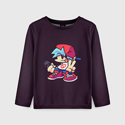 Лонгслив детский Boyfriend, цвет: 3D-принт