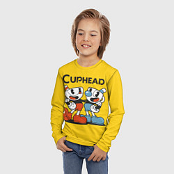 Лонгслив детский CUPHEAD, цвет: 3D-принт — фото 2
