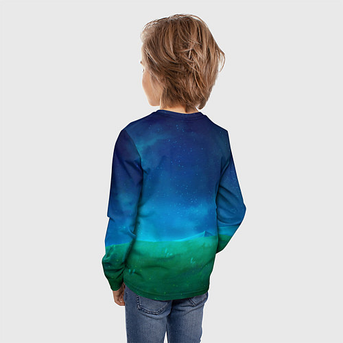 Детский лонгслив Манижа Manizha / 3D-принт – фото 4