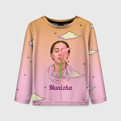 Лонгслив детский Манижа Manizha, цвет: 3D-принт