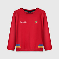 Лонгслив детский ФОРМА СБОРНОЙ АРМЕНИИ, цвет: 3D-принт