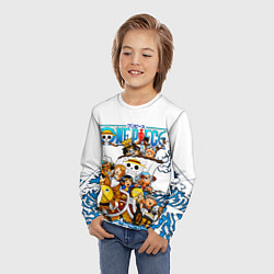 Лонгслив детский ONE PIECE ВАН ПИС МОРЕ, цвет: 3D-принт — фото 2