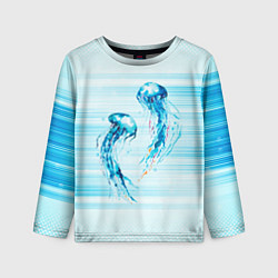 Детский лонгслив Медузы