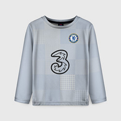 Лонгслив детский FC Chelsea Goalkeeper Stadium 202122, цвет: 3D-принт