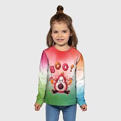 Лонгслив детский Booo, цвет: 3D-принт — фото 2