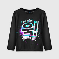 Лонгслив детский UGH BTS, цвет: 3D-принт