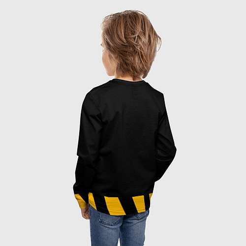 Детский лонгслив BOSTON BRUINS / 3D-принт – фото 4