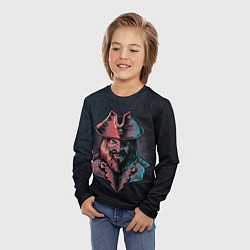 Лонгслив детский Сильвер, цвет: 3D-принт — фото 2