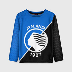 Лонгслив детский FC ATALANTA ФК АТАЛАНТА, цвет: 3D-принт