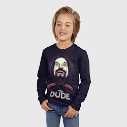 Лонгслив детский Большой Лебовский The Dude, цвет: 3D-принт — фото 2