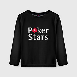 Лонгслив детский Poker Stars, цвет: 3D-принт