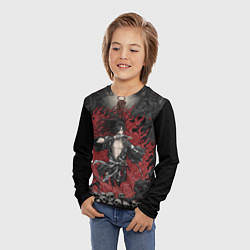 Лонгслив детский ХЯККИМАРУ В ОГНЕ ДОРОРО, цвет: 3D-принт — фото 2