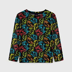 Лонгслив детский Скейтборд, цвет: 3D-принт