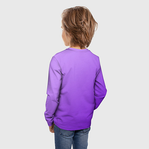 Детский лонгслив 50 Shades Of Skaters violet / 3D-принт – фото 4