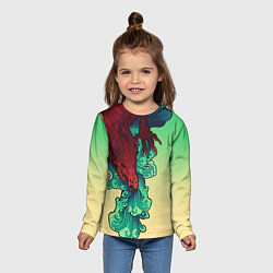 Лонгслив детский Дракон, цвет: 3D-принт — фото 2