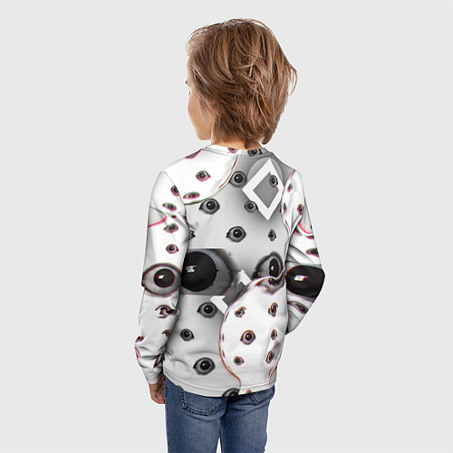 Детский лонгслив Они наблюдают за тобой / 3D-принт – фото 4