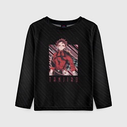 Лонгслив детский Танджиро Камадо, цвет: 3D-принт