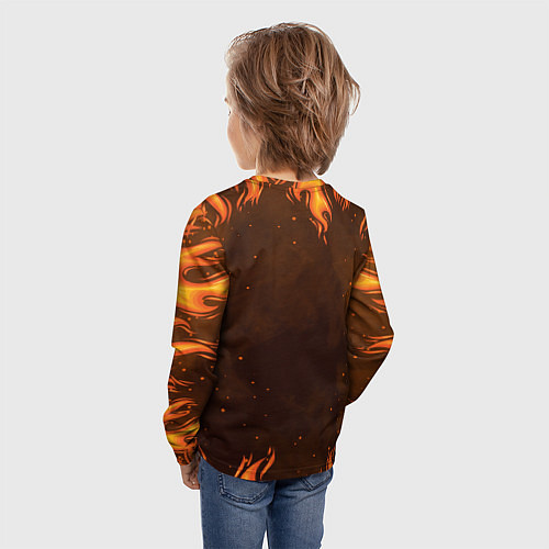 Детский лонгслив Haikyu Волейбол Z / 3D-принт – фото 4