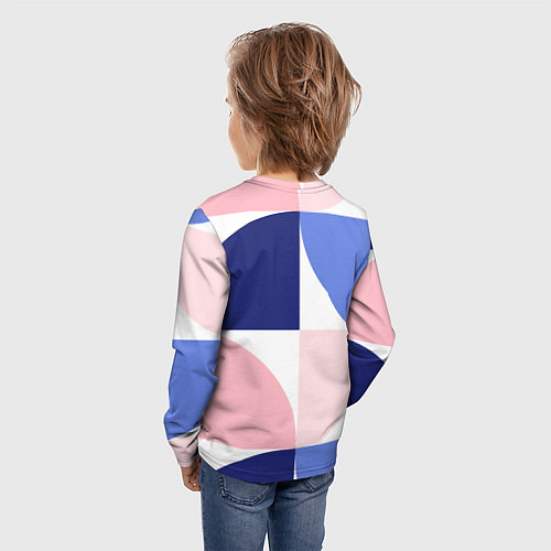 Детский лонгслив Узоры / 3D-принт – фото 4