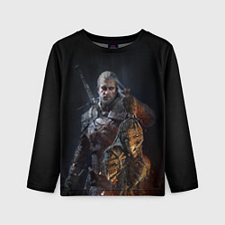 Лонгслив детский Witcher III, цвет: 3D-принт