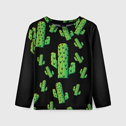 Детский лонгслив Cactus Time - Веселые кактусы